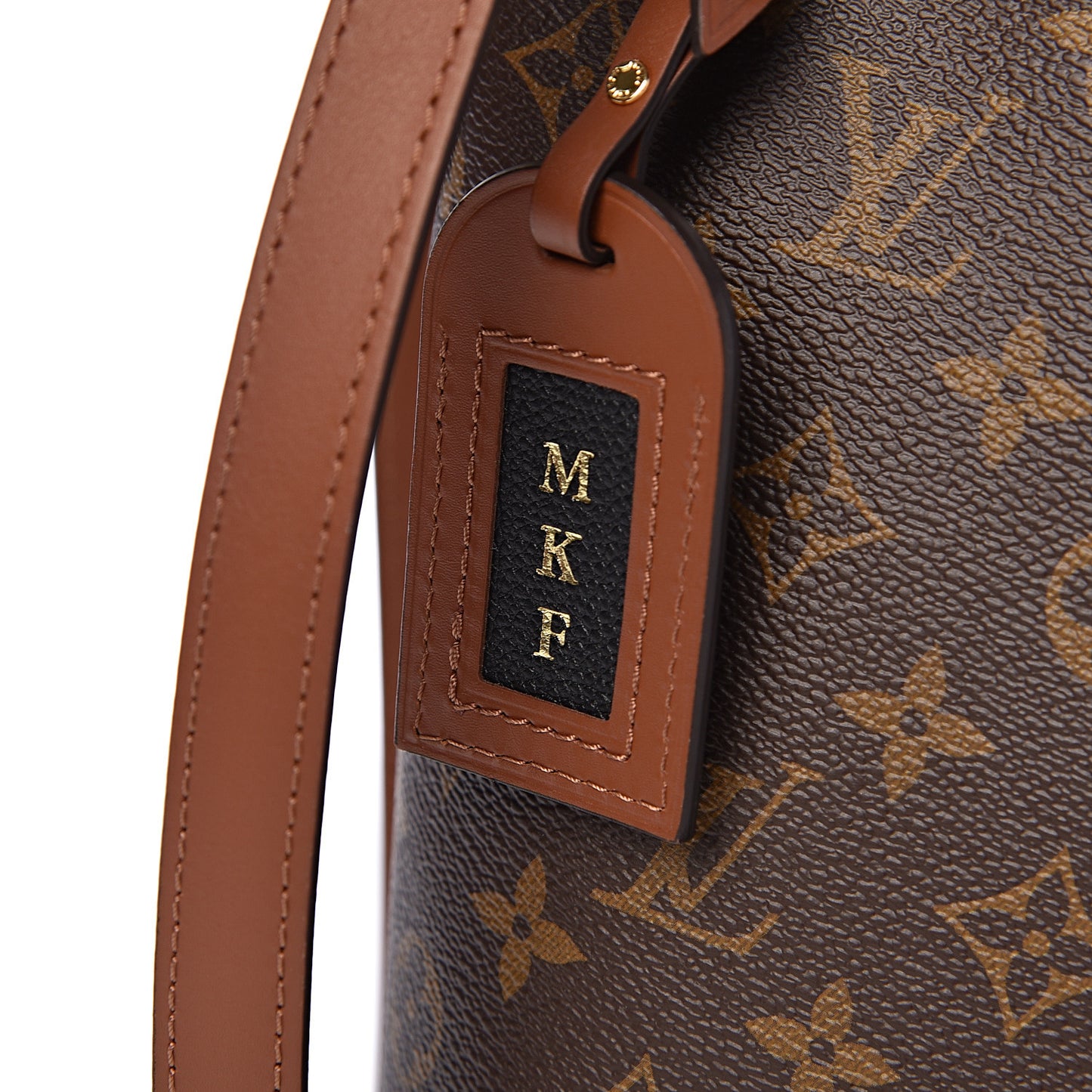 Monogram V Tote MM Black