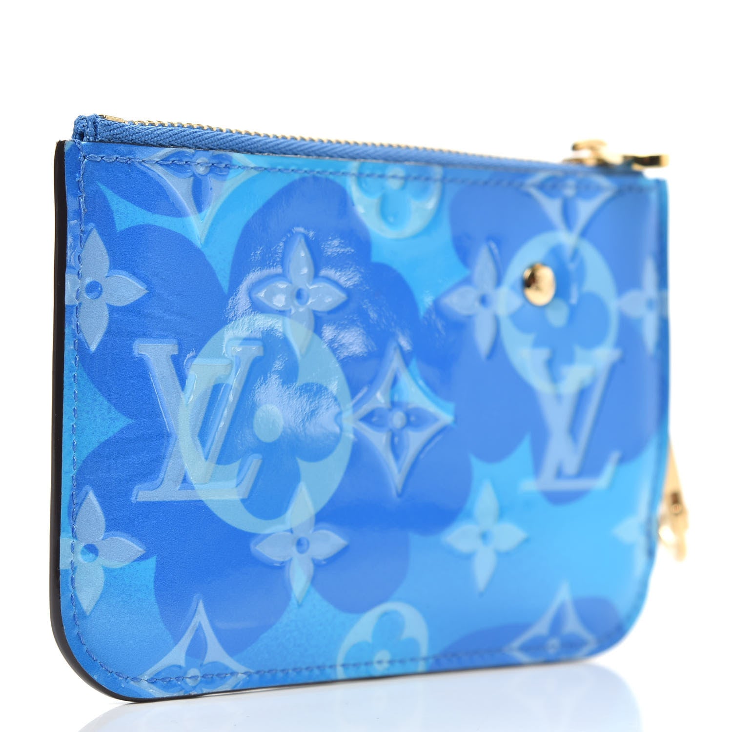 Louis Vuitton Vernis Valentine Key Pouch Light Blue 3 of 7