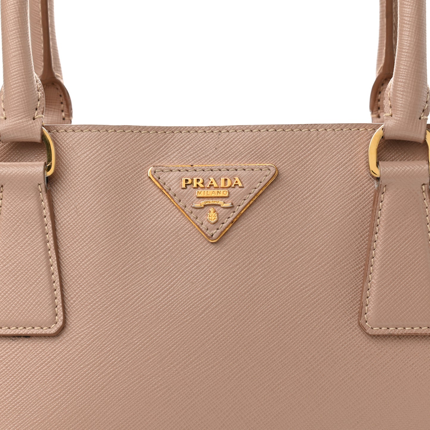 Saffiano Lux Small Tote Cammeo