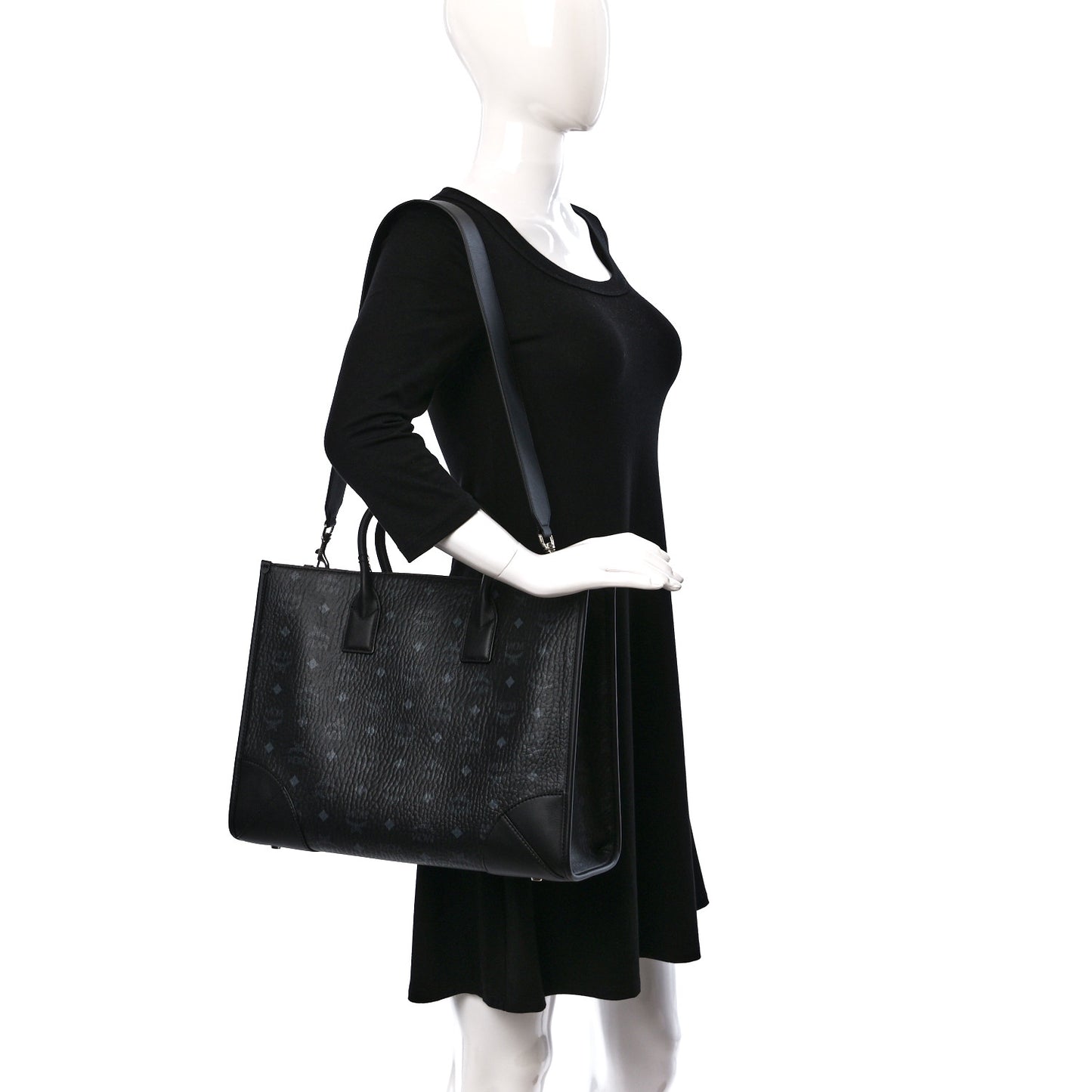 Visetos Large Munchen Tote Black
