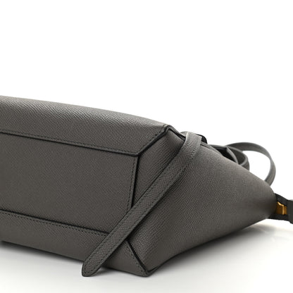 Celine Grained Calfskin Nano Belt Bag Grey 9 of 9