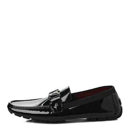 Louis Vuitton Patent Mens Monte Carlo Loafers 13 Black 1 of 9