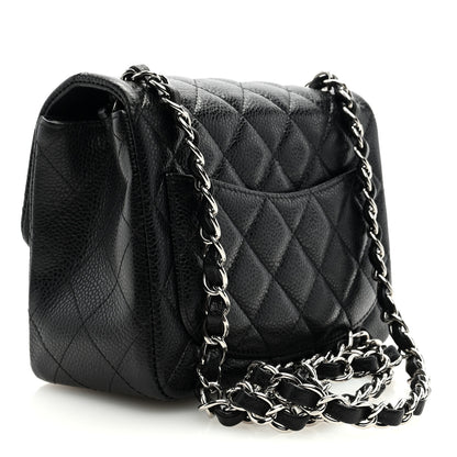 Chanel Caviar Quilted Mini Square Flap Black 2 of 9