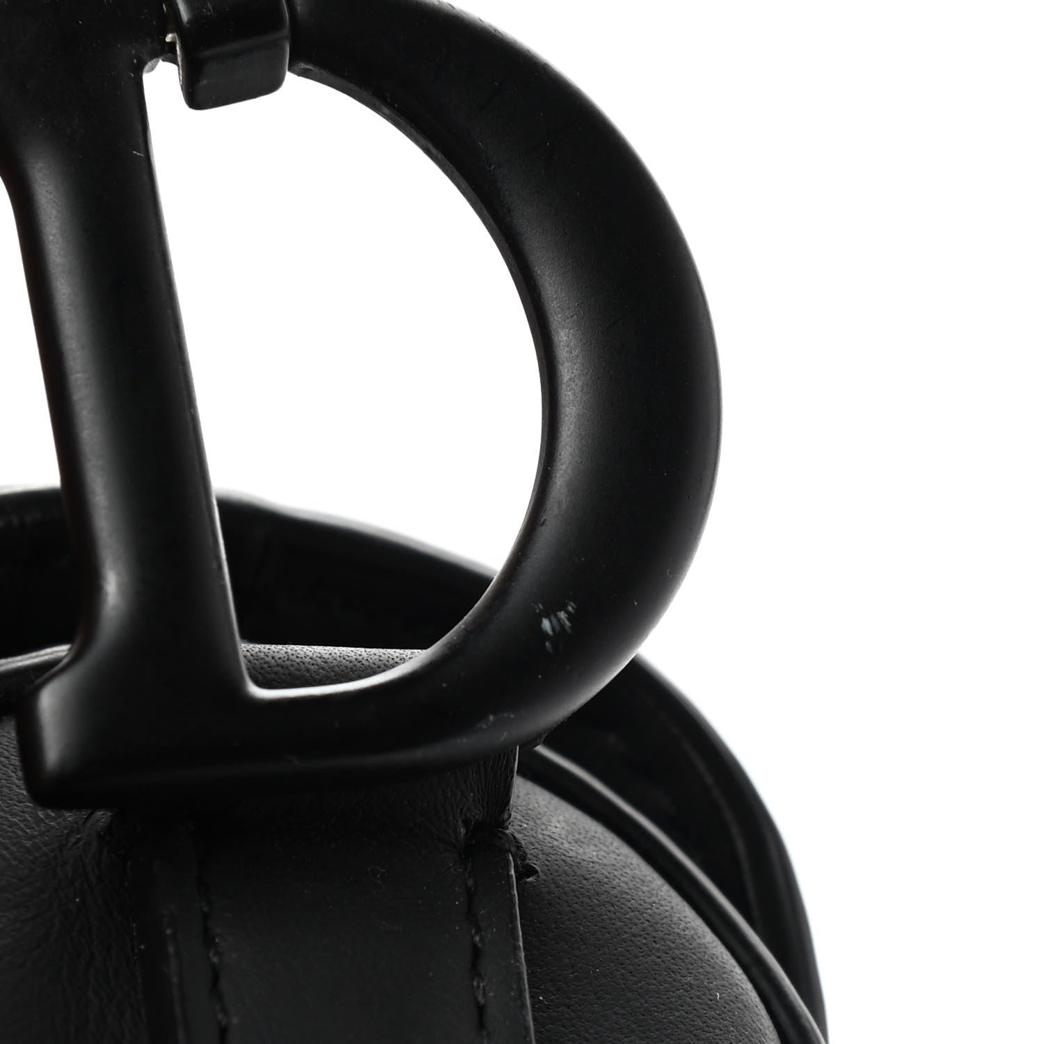 Christian Dior Ultra Matte Calfskin Mini Saddle Bag Black 12 of 12
