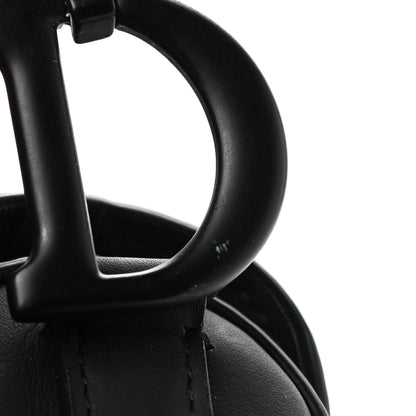 Christian Dior Ultra Matte Calfskin Mini Saddle Bag Black 12 of 12