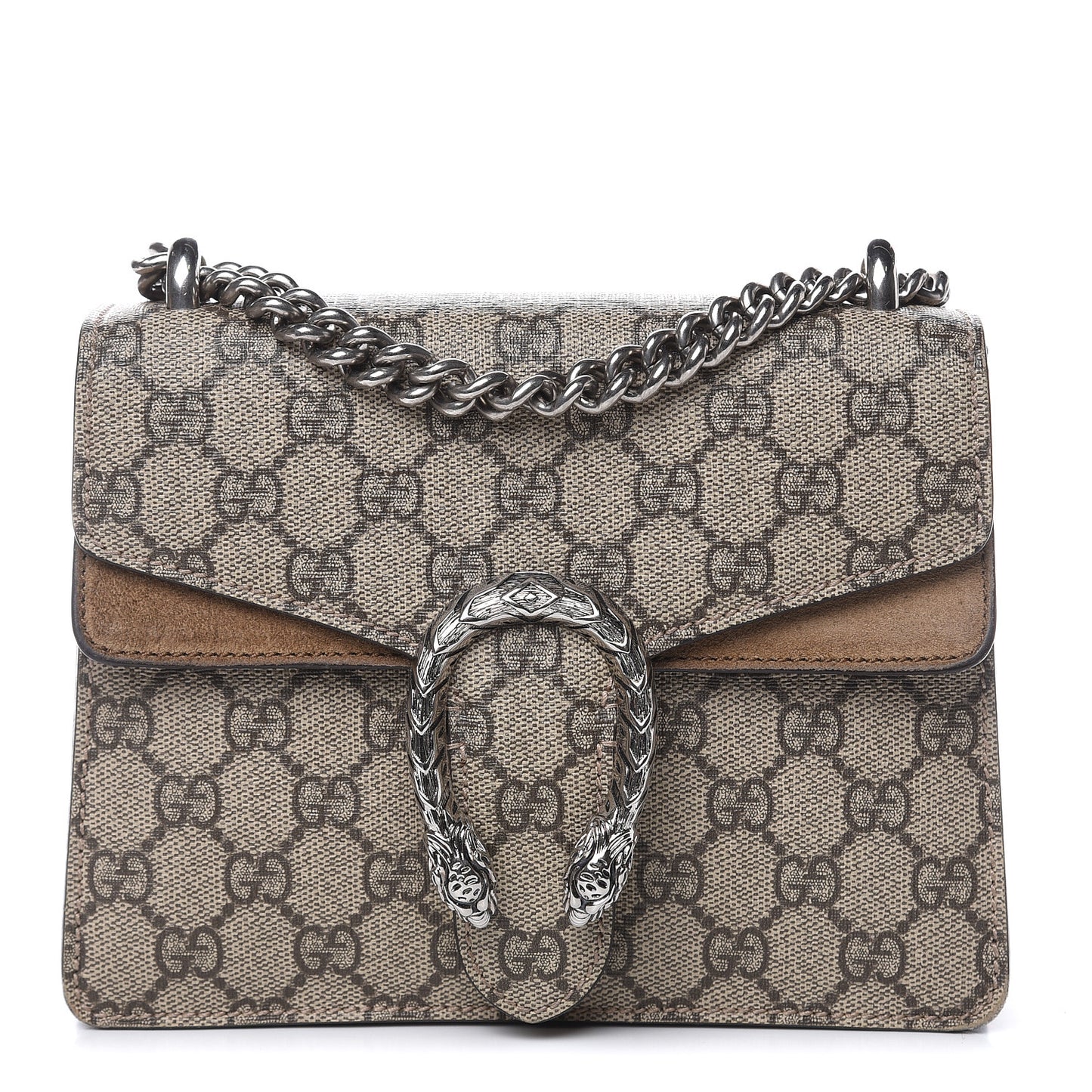 GG Supreme Monogram Mini Dionysus Shoulder Bag Taupe