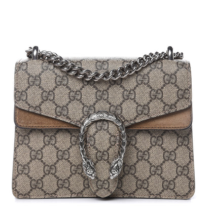 Gucci GG Supreme Monogram Mini Dionysus Shoulder Bag Taupe 1 of 13