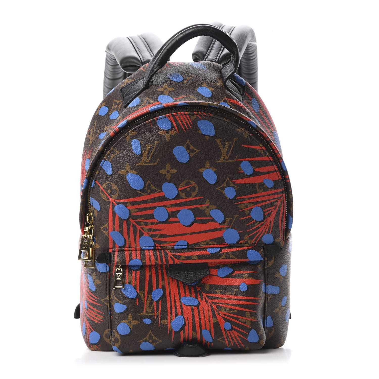 Louis Vuitton Monogram Jungle Dots Palm Springs Backpack PM Coquelicot Denim 1 of 9