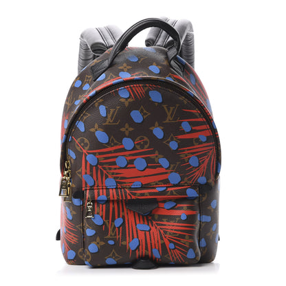 Louis Vuitton Monogram Jungle Dots Palm Springs Backpack PM Coquelicot Denim 1 of 9