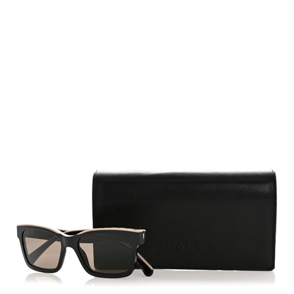 Chanel Acetate Square Sunglasses 5417-A Black 8 of 8