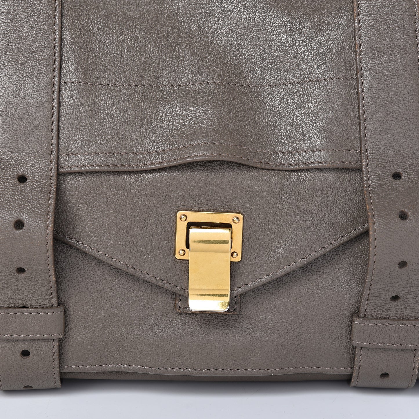 Lambskin Medium PS1 Satchel Smoke