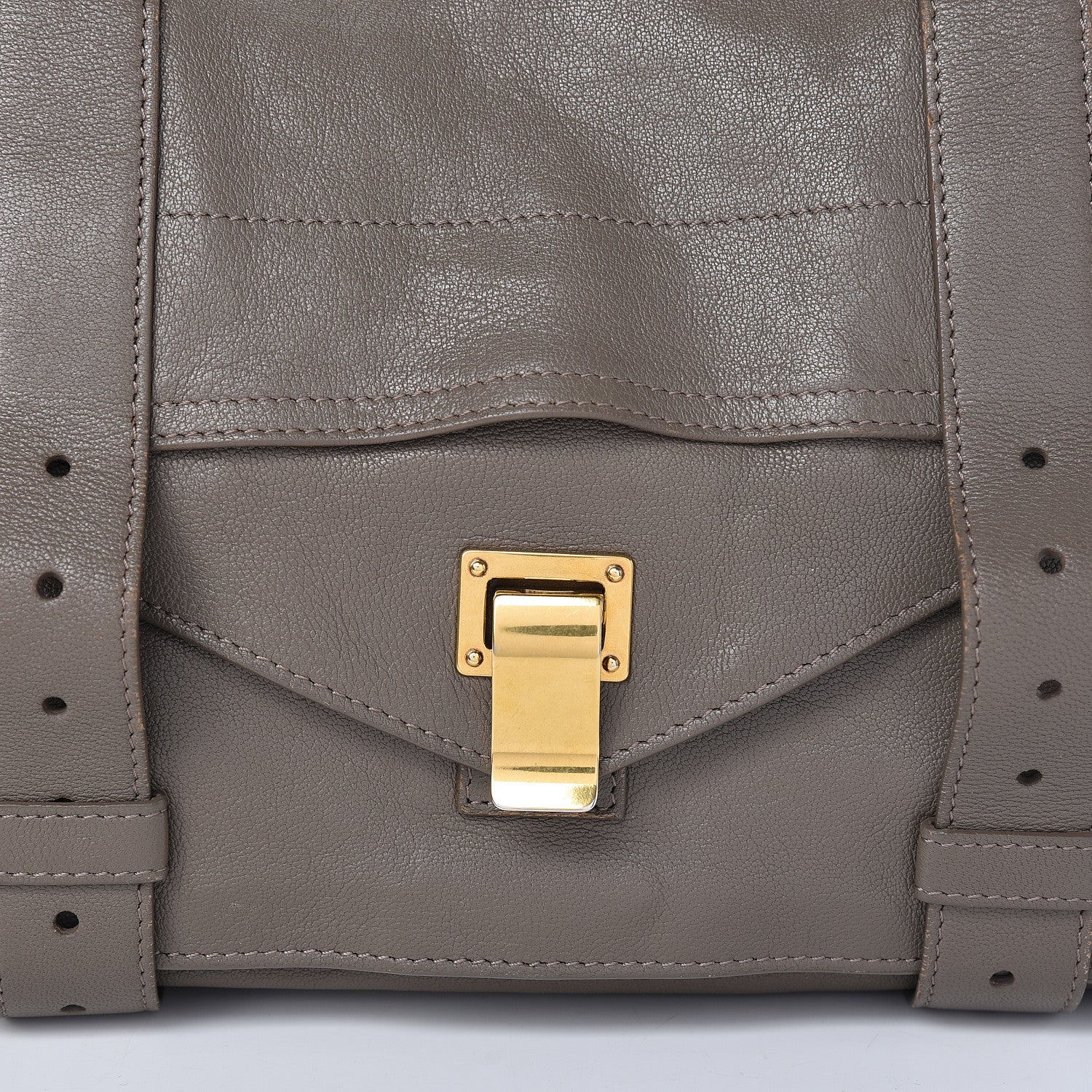 Proenza Schouler Lambskin Medium PS1 Satchel Smoke 9 of 20
