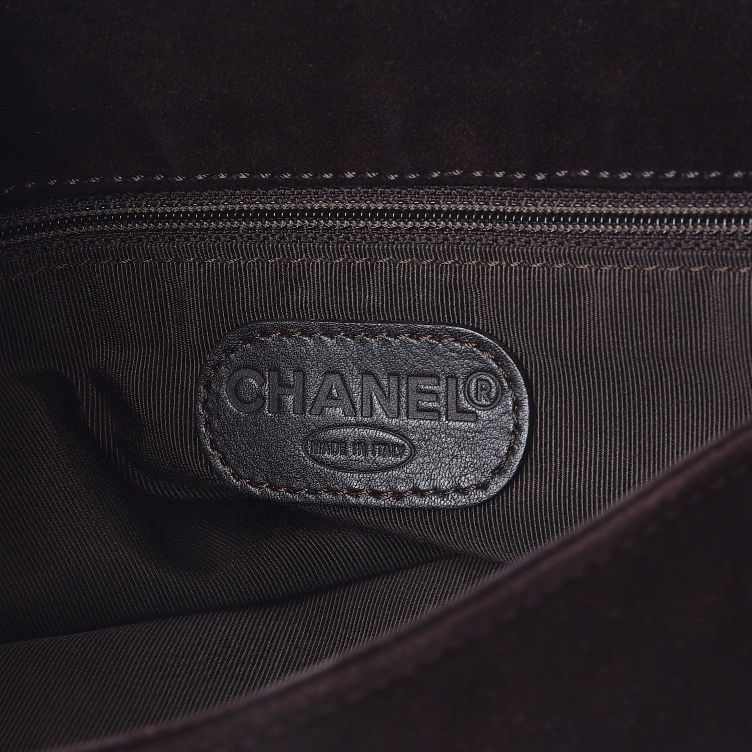 Chanel Suede Tassel CC Shoulder Bag Brown 6 of 14