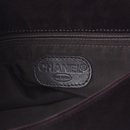 Chanel Suede Tassel CC Shoulder Bag Brown 6 of 14