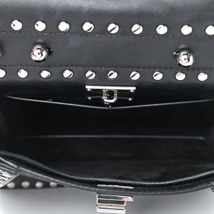 Proenza Schouler Calfskin Small Studded Hava Top Handle Bag Black 4 of 4