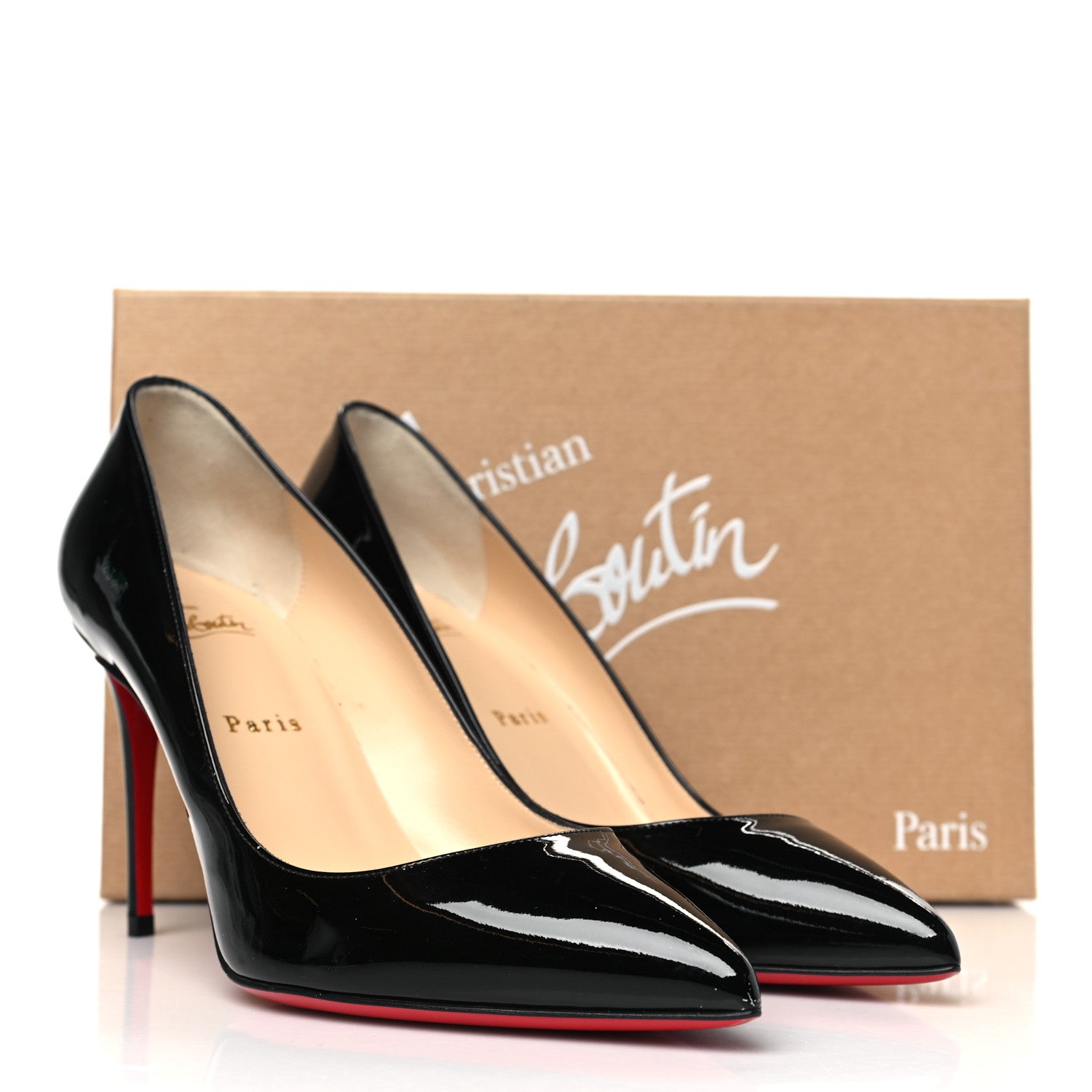 Christian Louboutin Patent Pigalle 85 Pumps 39.5 Black 9 of 9