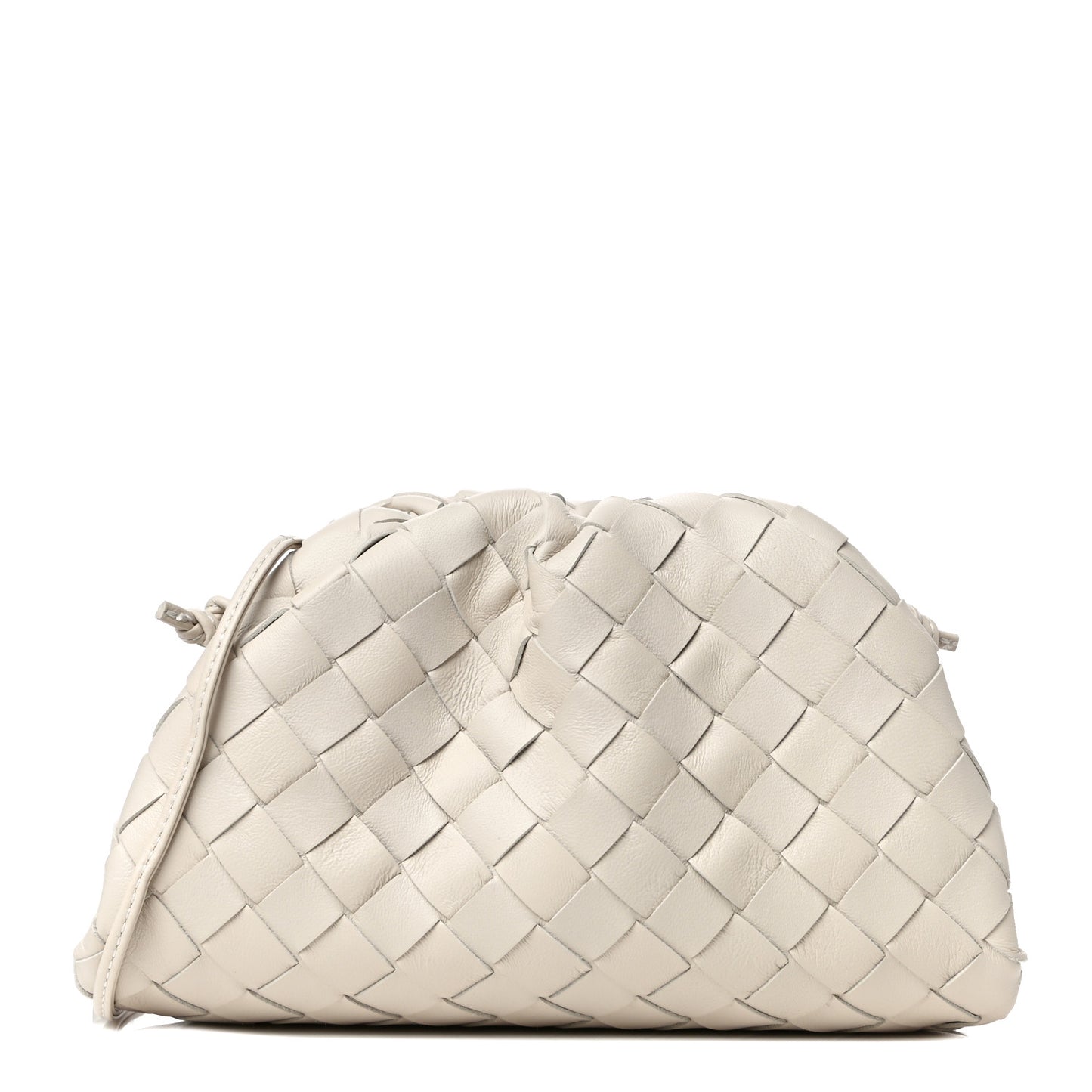 Nappa Intrecciato The Mini Pouch Chalk