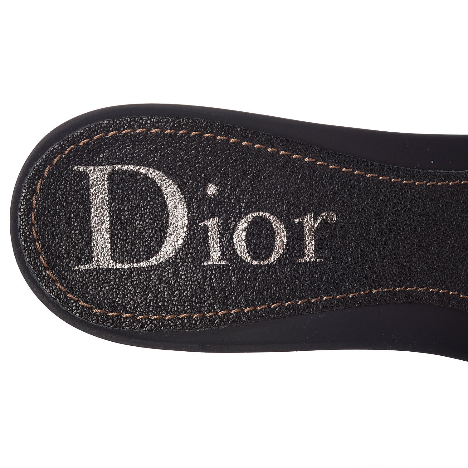 Christian Dior Canvas Monogram Sandals 38.5 Blue Marine 6 of 11