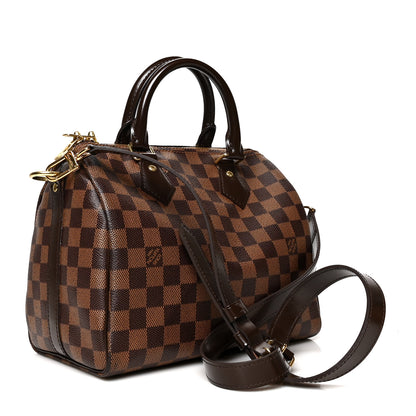 Louis Vuitton Damier Ebene Speedy Bandouliere 25 3 of 12