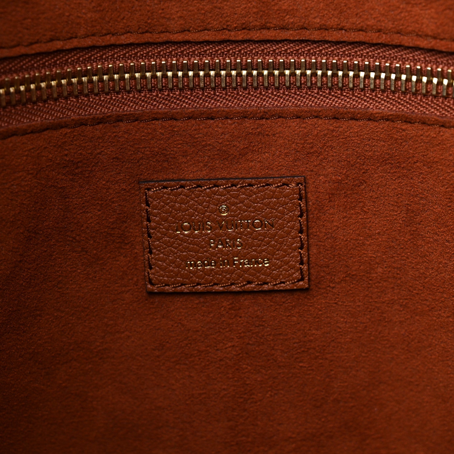 Louis Vuitton Empreinte Monogram Giant Neverfull MM Cognac 7 of 9