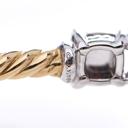 David Yurman 18K Yellow White Gold Diamond Precious Chatelaine Bracelet 4 of 4