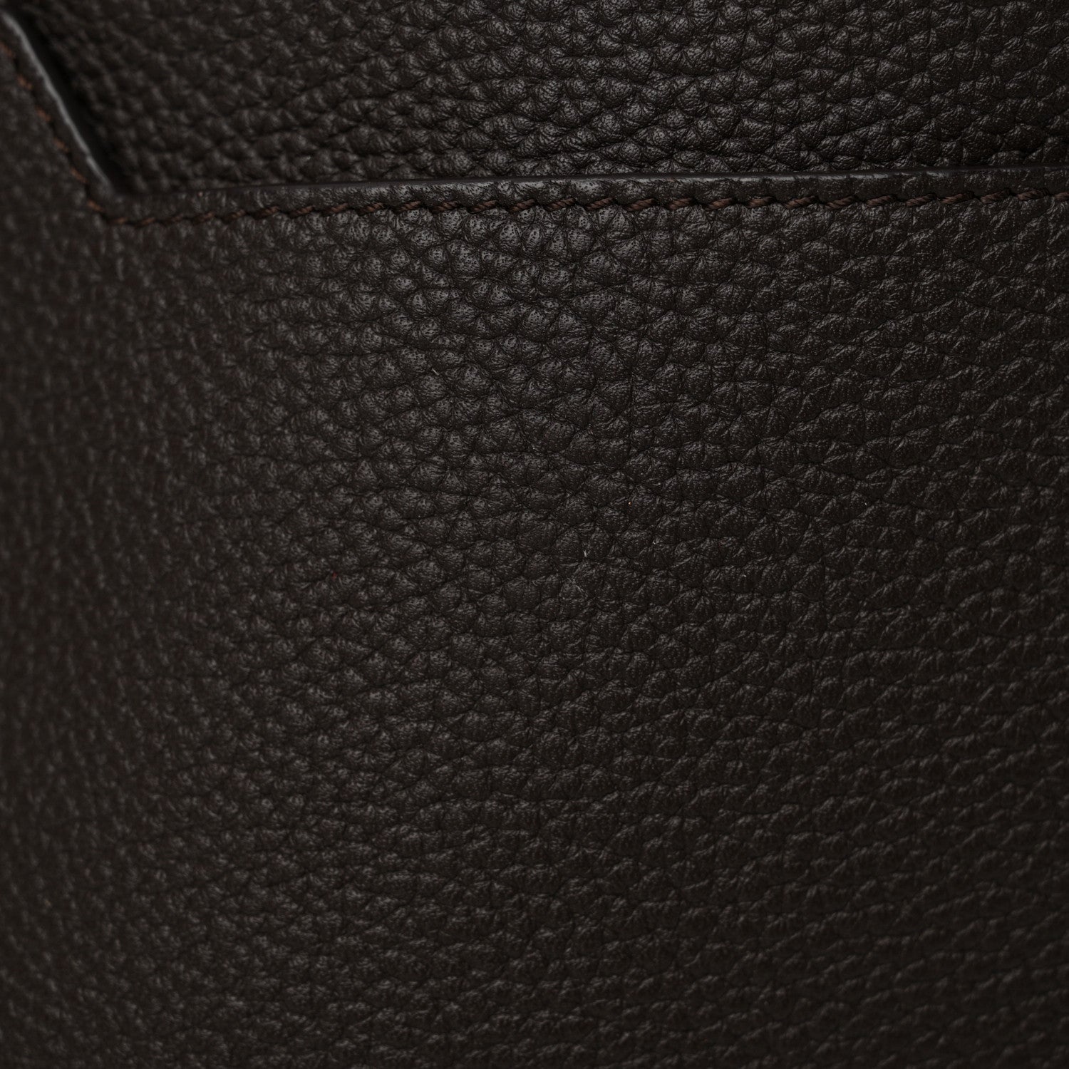 Tom Ford Pebbled Calfskin Large Jennifer Dark Brown 11 of 12