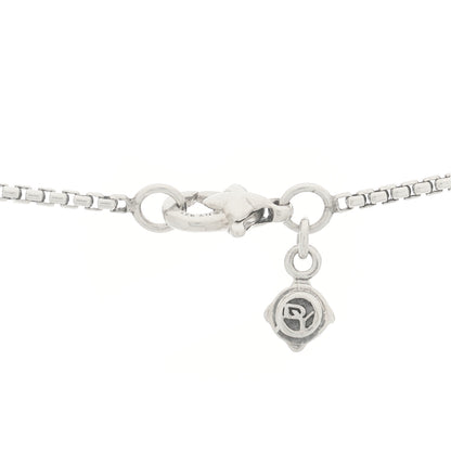 David Yurman Sterling Silver Cultured Pearl Diamond 9.5-10mm Pendant Necklace 4 of 5