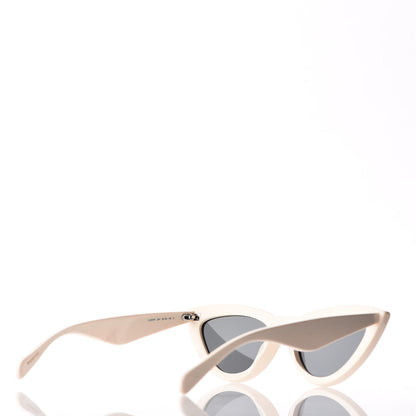 Celine Acetate Cat Eye Sunglasses CL40019I Ivory 4 of 9