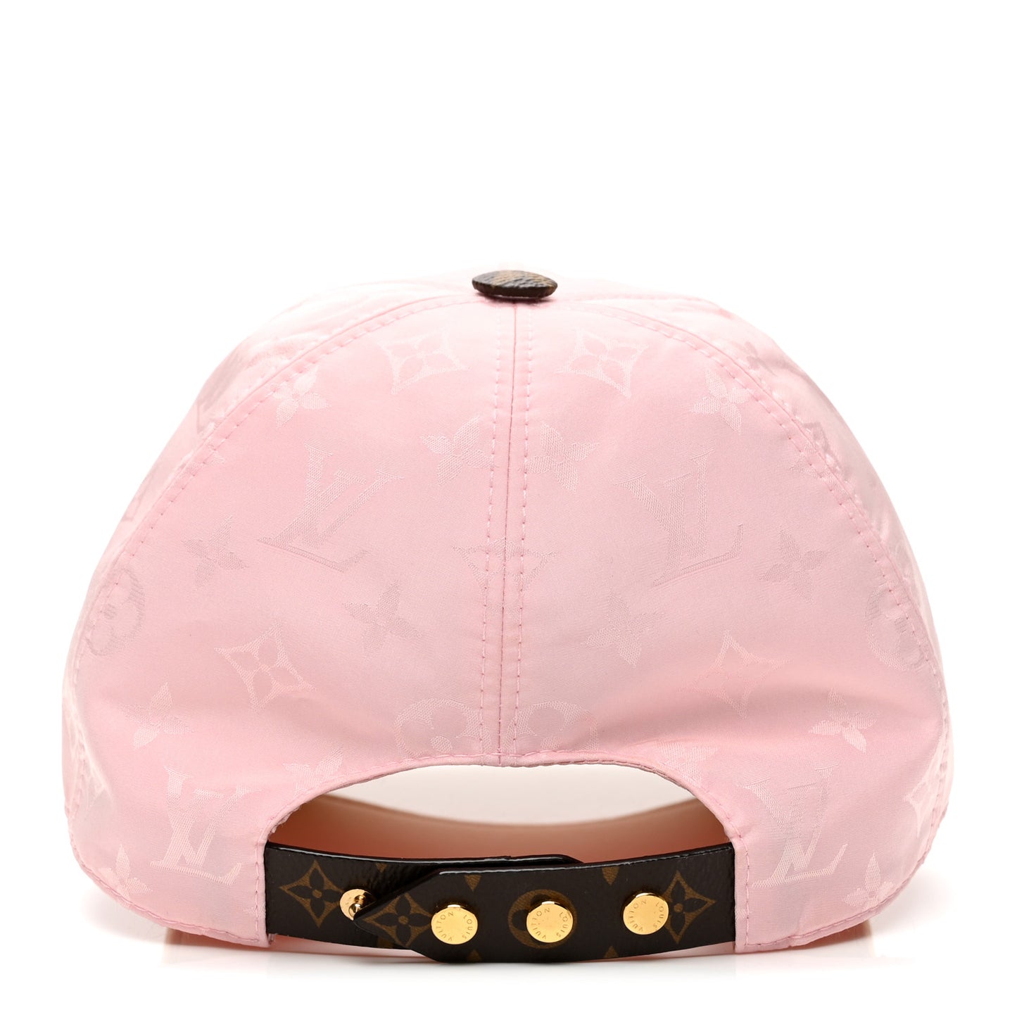 Polyester Silk Monogram LV Get Ready Cap M Pink