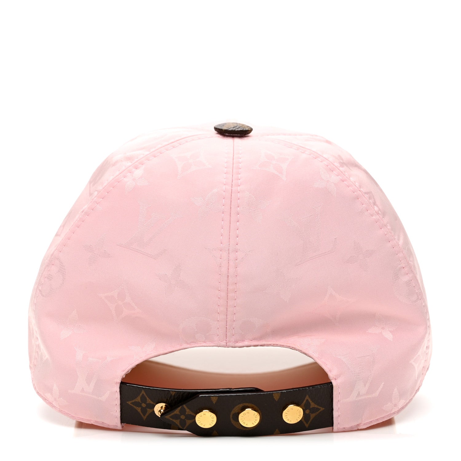 Louis Vuitton Polyester Silk Monogram LV Get Ready Cap M Pink 5 of 8