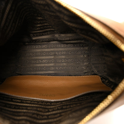Prada Soft Calfskin Darling Shoulder Bag Caramel 5 of 10