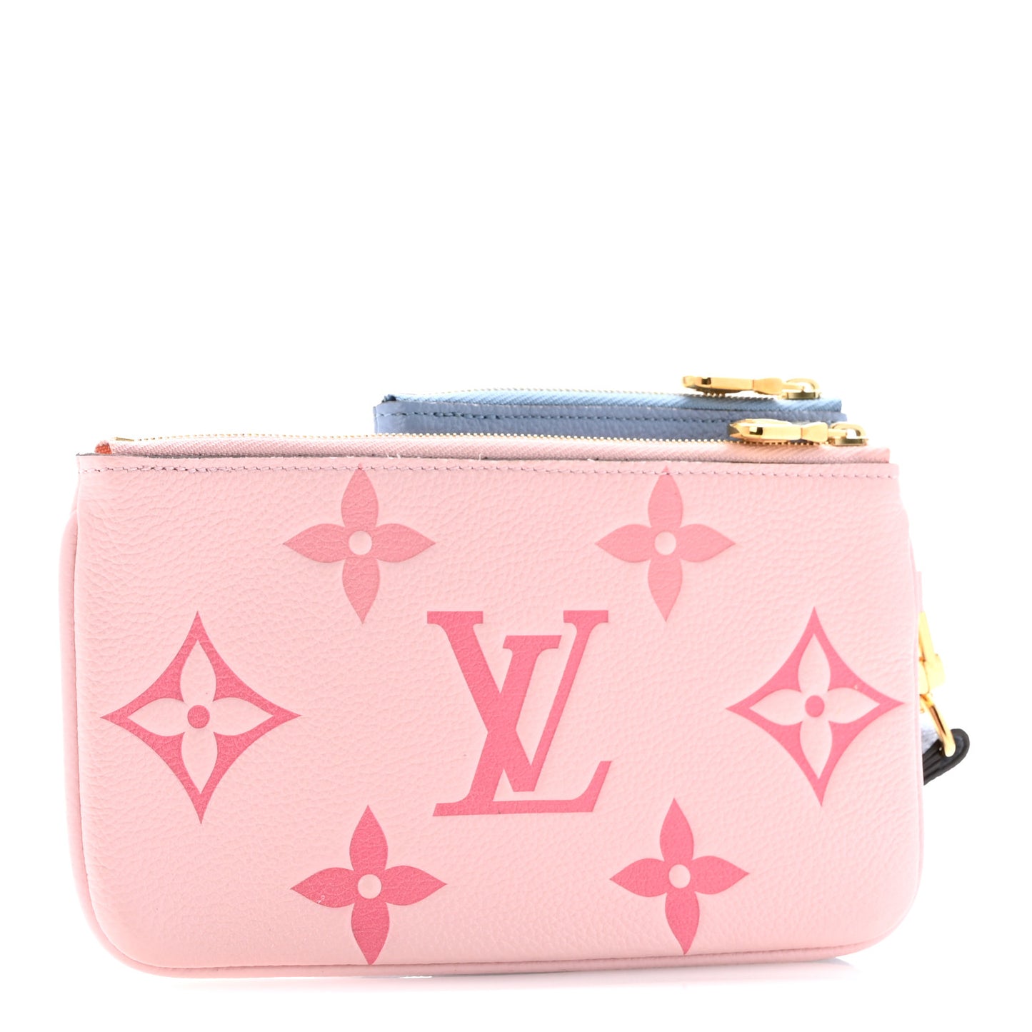 Empreinte Monogram Giant By The Pool Trio Pouch Rosebud Summer Blue Cream Saffron