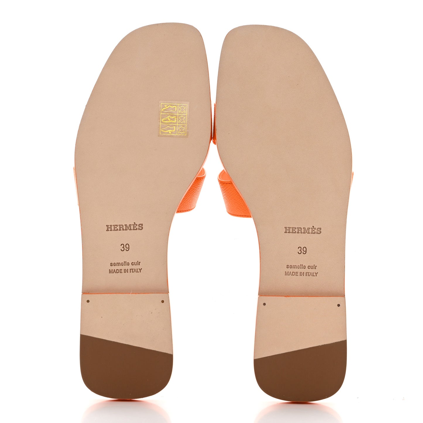 Epsom Oran Sandals 39 Orange Sunset