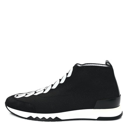Hermes Mesh Volo Sneakers 37 Black 1 of 8