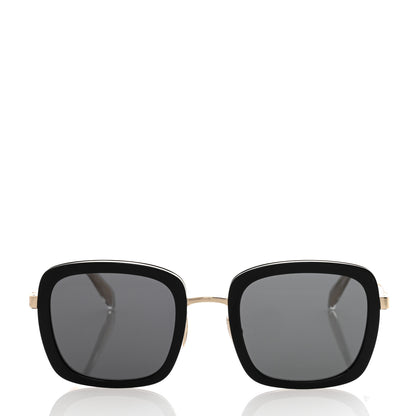 Celine Oversized Square Metal Sunglasses CL40202U Black 2 of 7