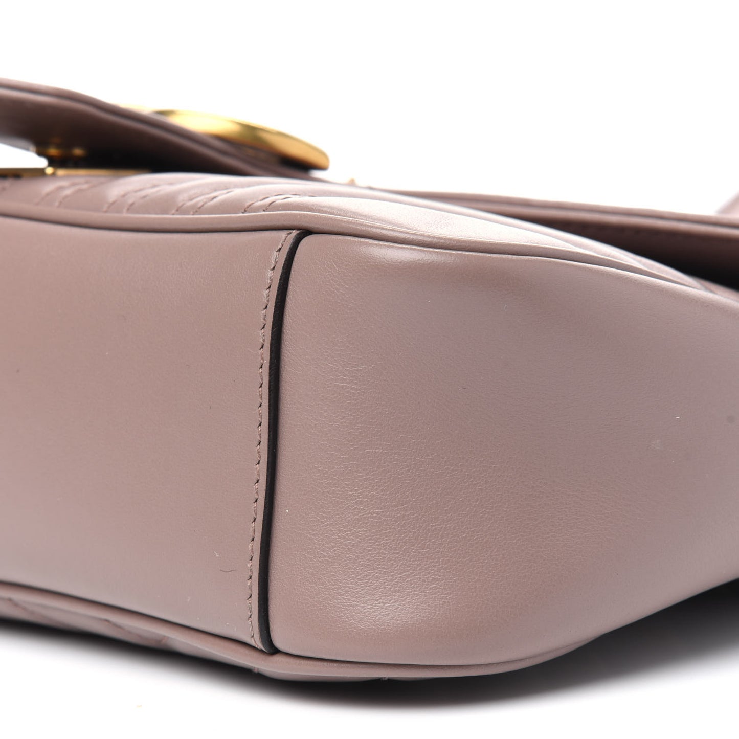 Calfskin Matelasse Small GG Marmont Shoulder Bag Porcelain Rose
