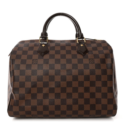 Louis Vuitton Damier Ebene Speedy 30 1 of 15