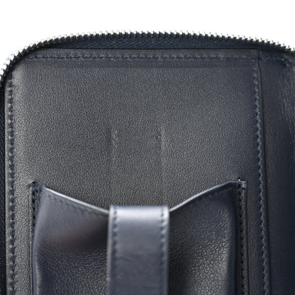 Gucci Microguccissima Zip Around Top Handle Travel Wallet Navy 14 of 14