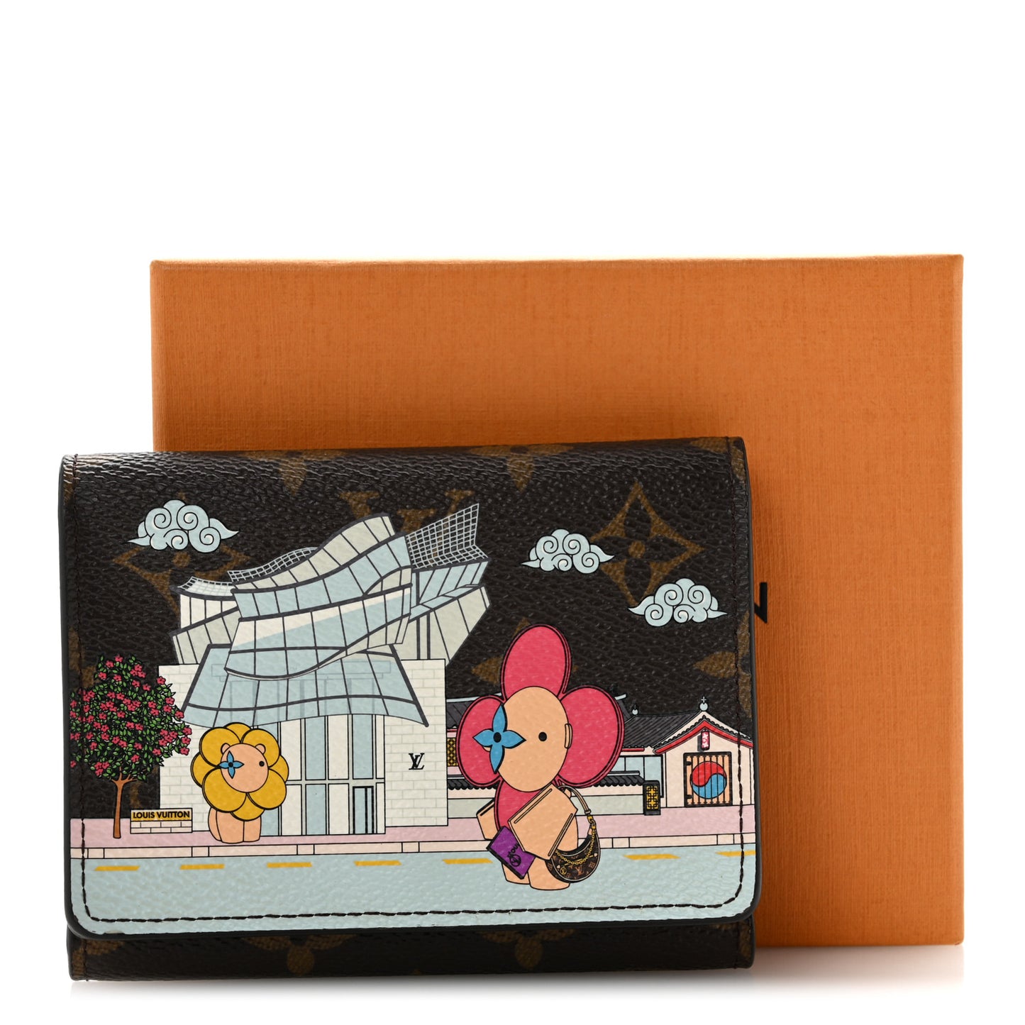 Monogram 2022 Christmas Animation Seoul Victorine Wallet Fuchsia Fuchsia