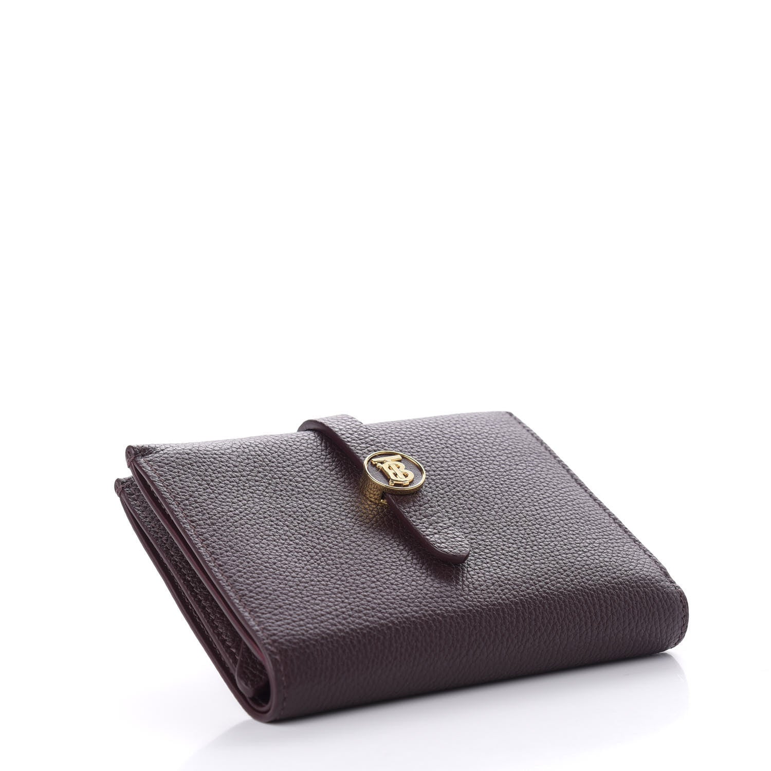 Burberry Grainy Calfskin Monogram Motif Folding Wallet Brown 4 of 6