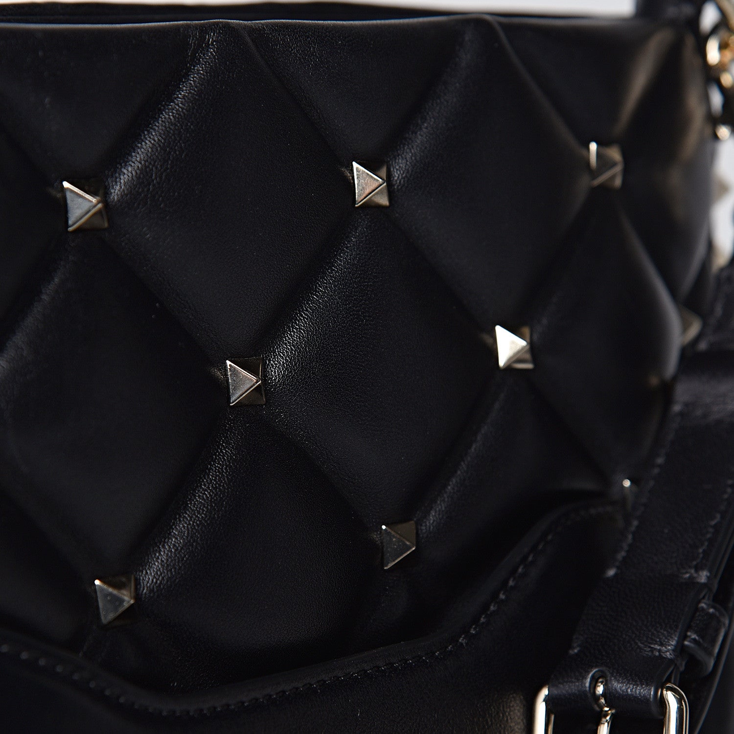 Valentino Garavani Nappa Candystud Shoulder Bag Black 13 of 24