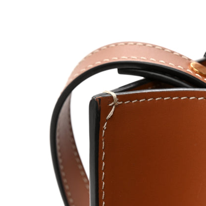 Celine Denim All Over Print Small Vertical Cabas Navy Tan 13 of 13