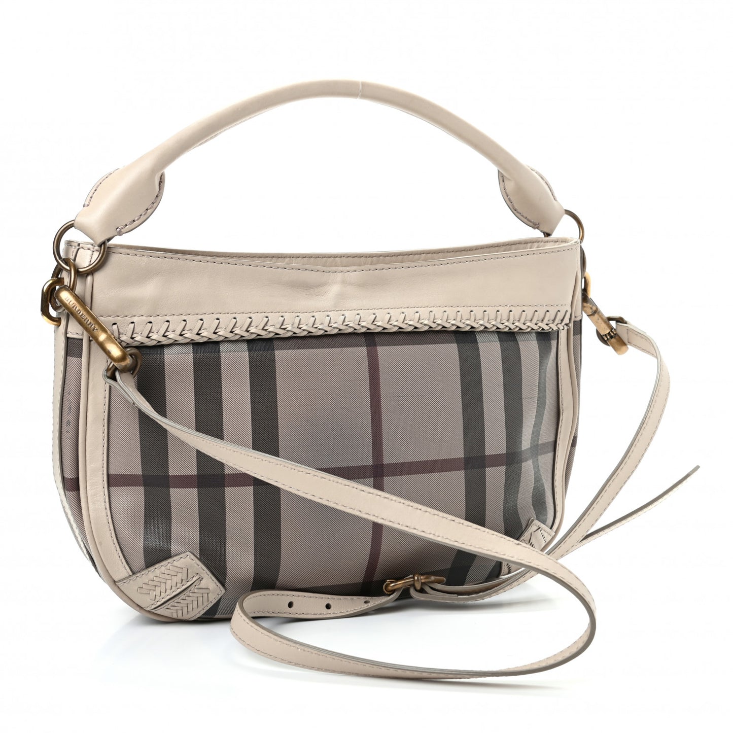 Smoked Check Shoulder Bag Trench
