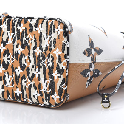 Louis Vuitton Monogram Giant Jungle Neverfull MM Ivory 10 of 10