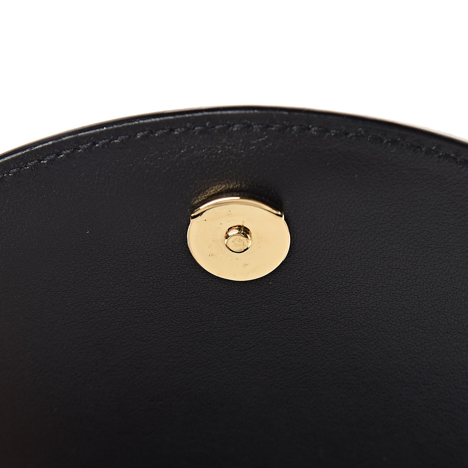 Saint Laurent Suede Tassel Demie Lune Minaudiere Black 7 of 10