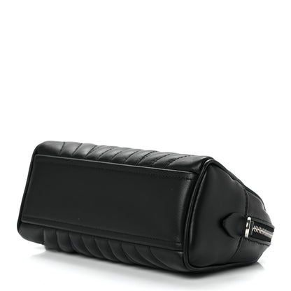 Prada Soft Calfskin Impunture Diagramme Wristlet Pouch Black 9 of 11