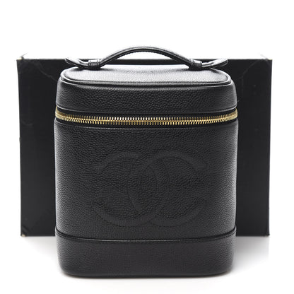 Chanel Caviar Vanity Cosmetic Case Black 11 of 11
