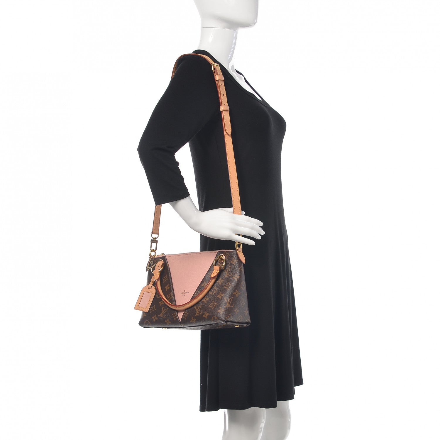 Louis Vuitton Monogram V Tote BB Rose Poudre 2 of 12