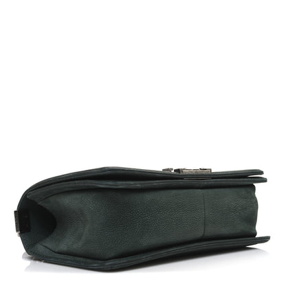 Chanel Iridescent Caviar Quilted Medium Boy Flap Dark Green 4 of 10