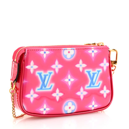 Louis Vuitton Vernis Valentine Mini Pochette Accessories Fuchsia Neon 3 of 8